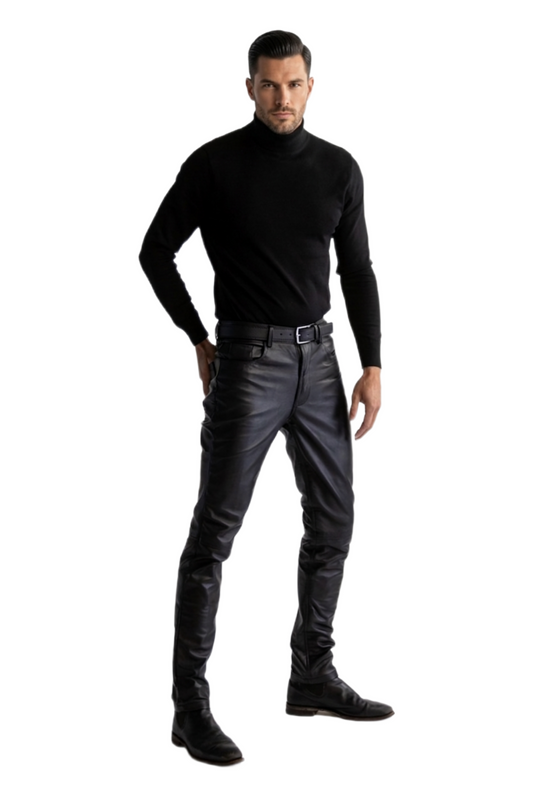 Titan Men's Natural Leather Pants